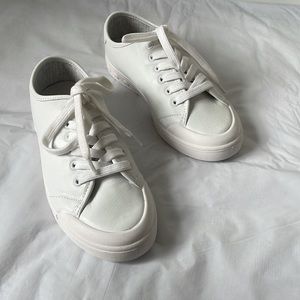 Rag&Bone Standard Issue Lace Up Sneakers in White Leather Size-USA 5/EU 35 NWT